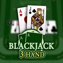 Blackjack 3H (Habanero) logo by Habanero at SpinoGambino Casino