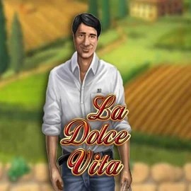 La Dolce Vita online game logo by Gamomat on spinoogambino.es