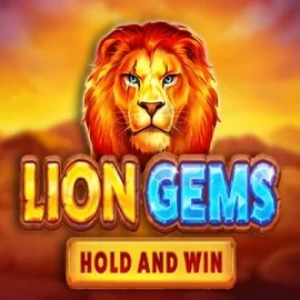 Logo of Lion Gems Hold and Win from Playson at SpinoGambino Casino
